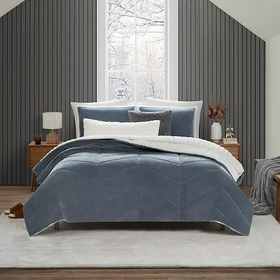 Koolaburra By UGG Dezi Comforter Set With Shams Steeple 11 Koolaburra By UGG Dezi Comforter Set With Shams Steeple - Image 11
