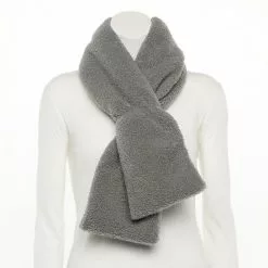 Women's Koolaburra By UGG Sherpa Pull Through Scarf Ivory -Koolaburra by UGG shop unnamed file 1061