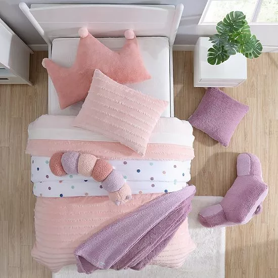 Koolaburra By UGG Tiara Faux Fur Kids Bolster Pillow 4 Koolaburra By UGG Tiara Faux Fur Kids Bolster Pillow - Image 4