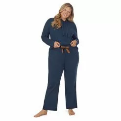 Plus Size Koolaburra By UGG Sweater Knit Pajama Top & Wide Leg Pajama Pants Set Olive -Koolaburra by UGG shop unnamed file 1318