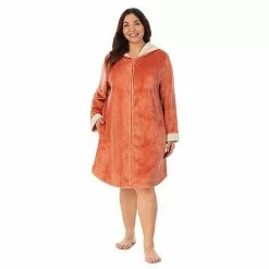 Plus Size Koolaburra By UGG Plush Hooded Zip Robe Trooper -Koolaburra by UGG shop unnamed file 1372