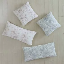 Koolaburra By UGG Stellar Sherpa Throw Pillow Aqua Gray -Koolaburra by UGG shop unnamed file 1390