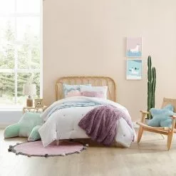 Koolaburra By UGG Kids Metallic Dot Comforter Set With Shams Kb White