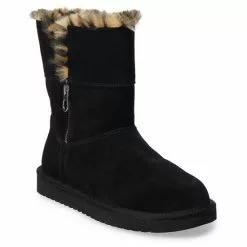 Koolaburra By UGG Aribel Women's Suede Winter Boots Black -Koolaburra by UGG shop unnamed file 289
