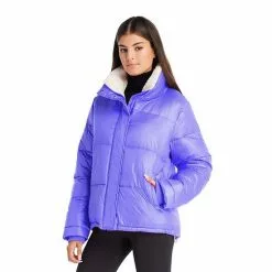 Women's Koolaburra By UGG Sherpa-Trim Puffer Jacket Black -Koolaburra by UGG shop unnamed file 456