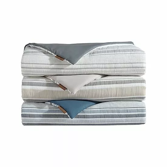 Koolaburra By UGG Ursa Comforter Set With Shams Blue Mirage 4 Koolaburra By UGG Ursa Comforter Set With Shams Blue Mirage - Image 4