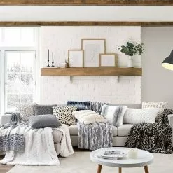 Koolaburra By UGG Candice Faux Fur Throw Pillow Navy -Koolaburra by UGG shop unnamed file 560