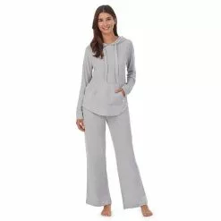 Women's Koolaburra By UGG Sweater Knit Pajama Top & Wide Leg Pajama Pants Set Olive -Koolaburra by UGG shop unnamed file 650