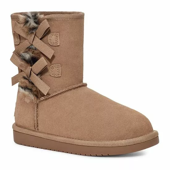 Koolaburra By UGG Victoria Girls' Suede Winter Boots 1 Koolaburra By UGG Victoria Girls' Suede Winter Boots