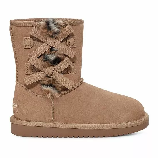 Koolaburra By UGG Victoria Girls' Suede Winter Boots 2 Koolaburra By UGG Victoria Girls' Suede Winter Boots - Image 2