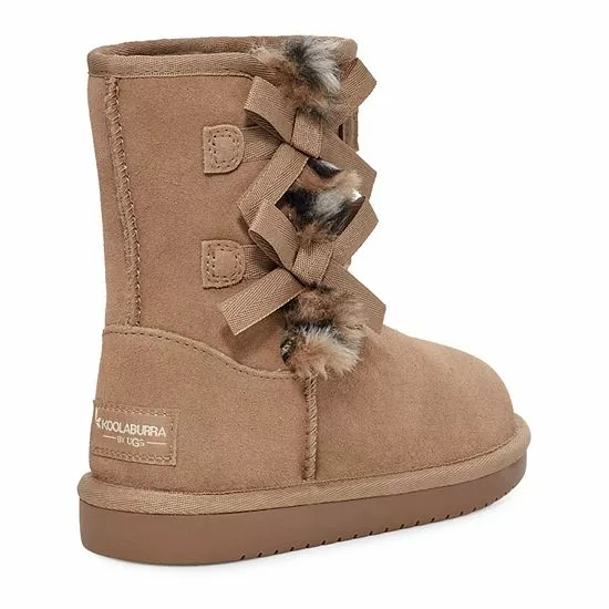 Koolaburra By UGG Victoria Girls' Suede Winter Boots 6 Koolaburra By UGG Victoria Girls' Suede Winter Boots - Image 6