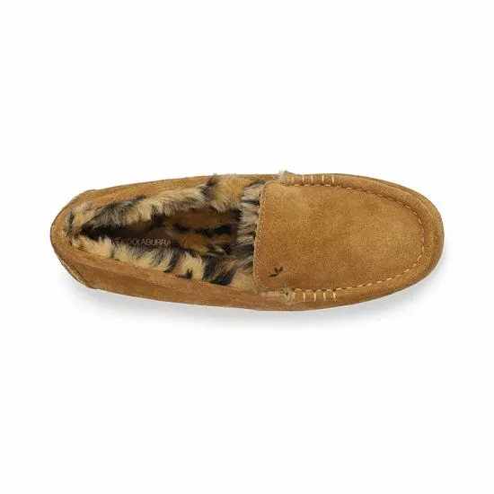 Koolaburra By UGG Lezly Cheetah Women's Suede Moccasin Slippers 5 Koolaburra By UGG Lezly Cheetah Women's Suede Moccasin Slippers - Image 5