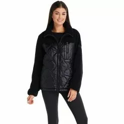 Women's Koolaburra By UGG Mixed-Media Fleece Jacket Lilac -Koolaburra by UGG shop unnamed file 870