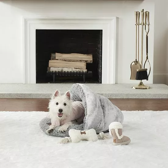 Koolaburra By UGG Junie Plush Sherpa Pet Bed 2 Koolaburra By UGG Junie Plush Sherpa Pet Bed - Image 2